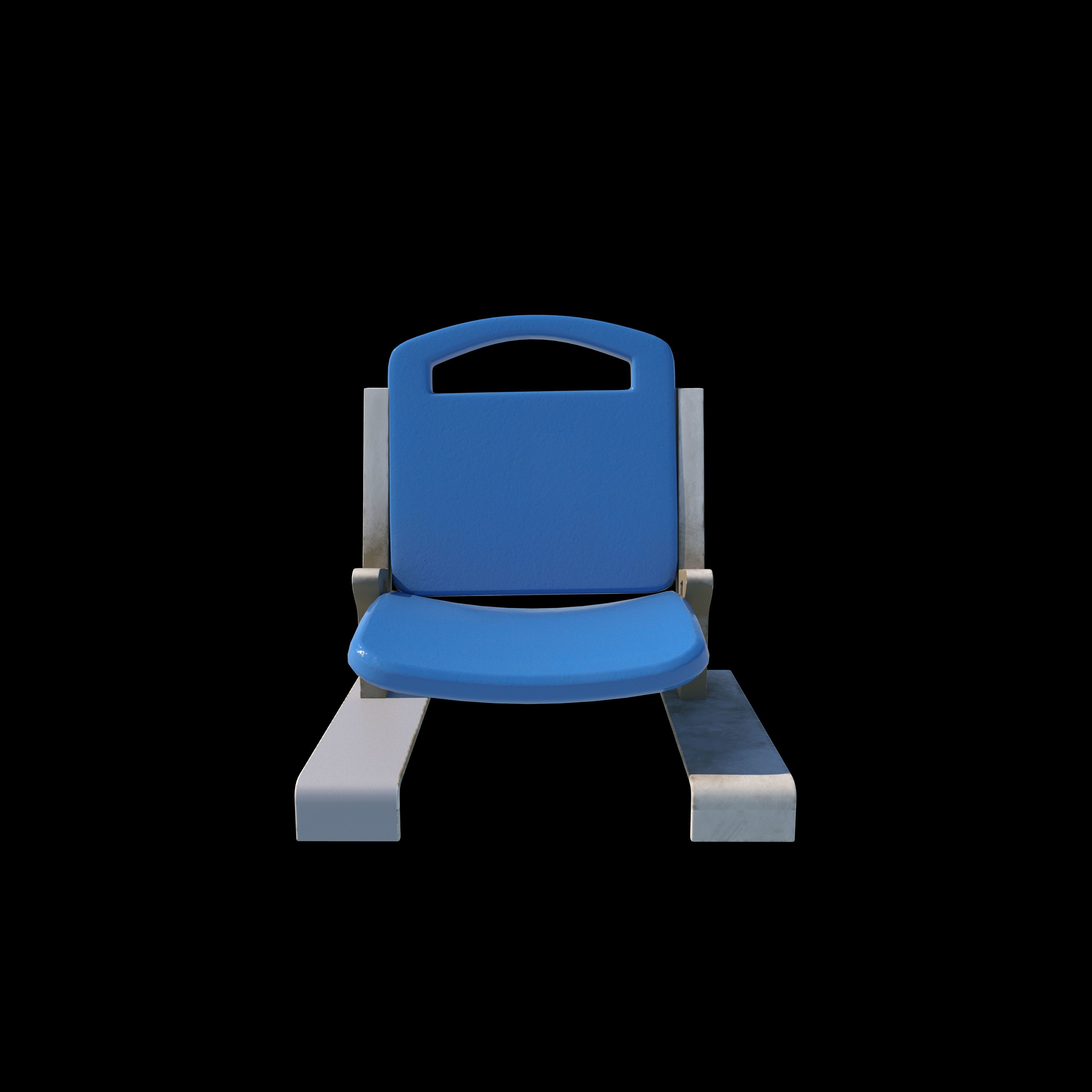 stadium seat 3D model_7