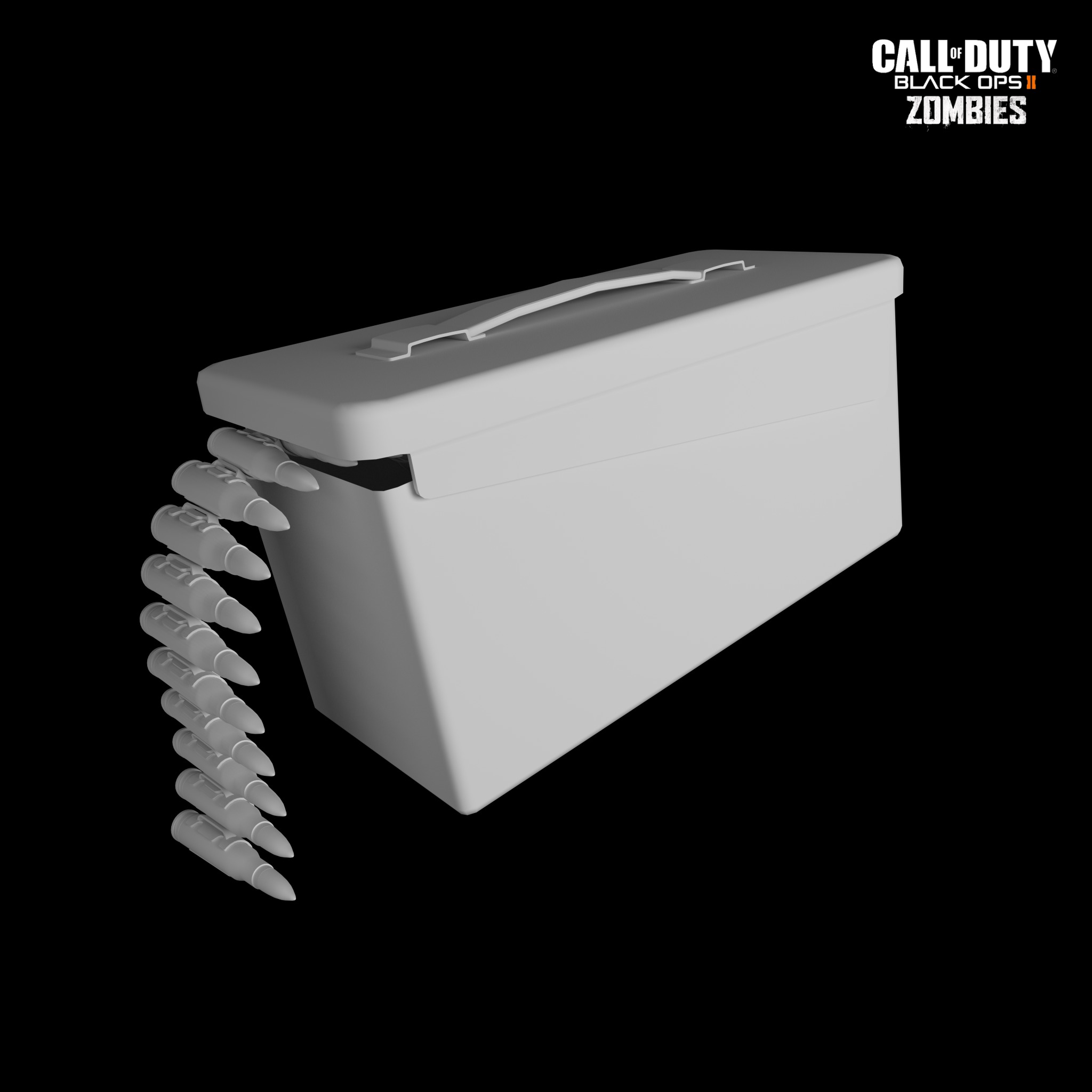 Call of Duty Black Ops II Zombies Max Ammo Power-Up 3D model_1