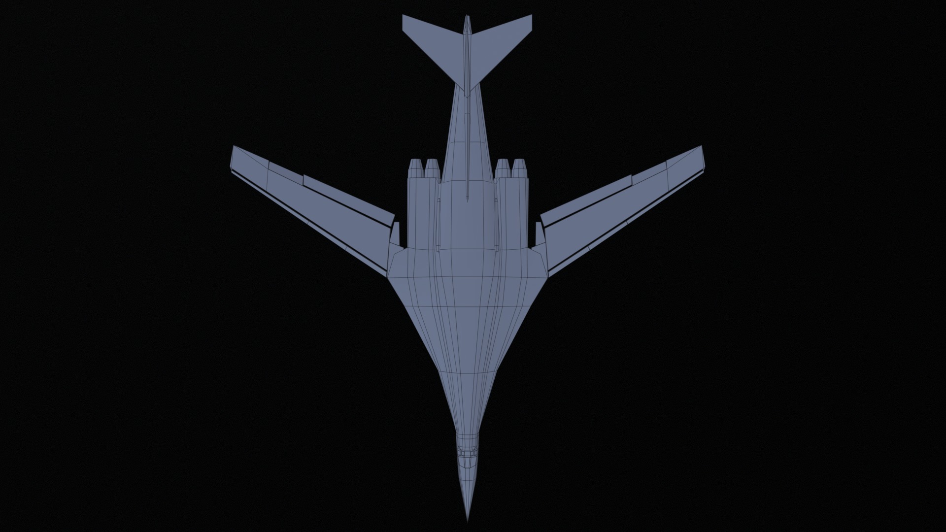 Asset - Army - Tupolev Tu160 - 3D MODEL Low-poly Low-poly 3D model_46