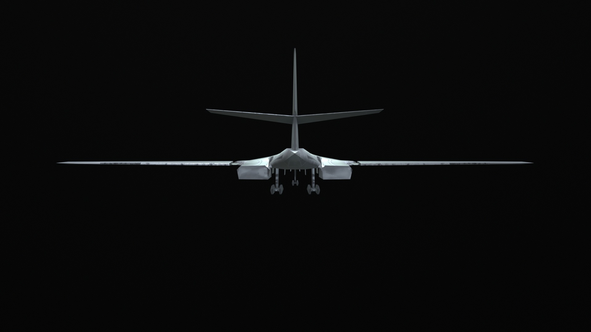 Asset - Army - Tupolev Tu160 - 3D MODEL Low-poly Low-poly 3D model_50