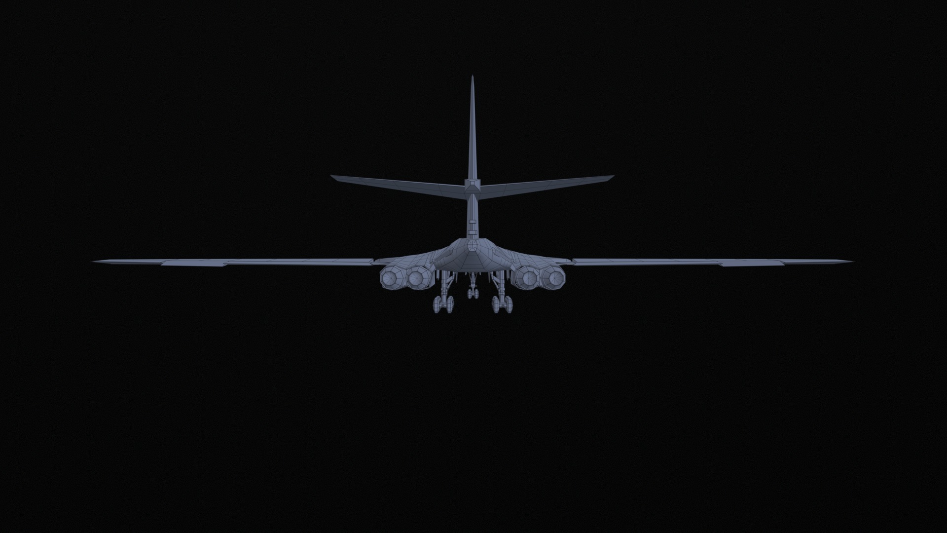 Asset - Army - Tupolev Tu160 - 3D MODEL Low-poly Low-poly 3D model_35