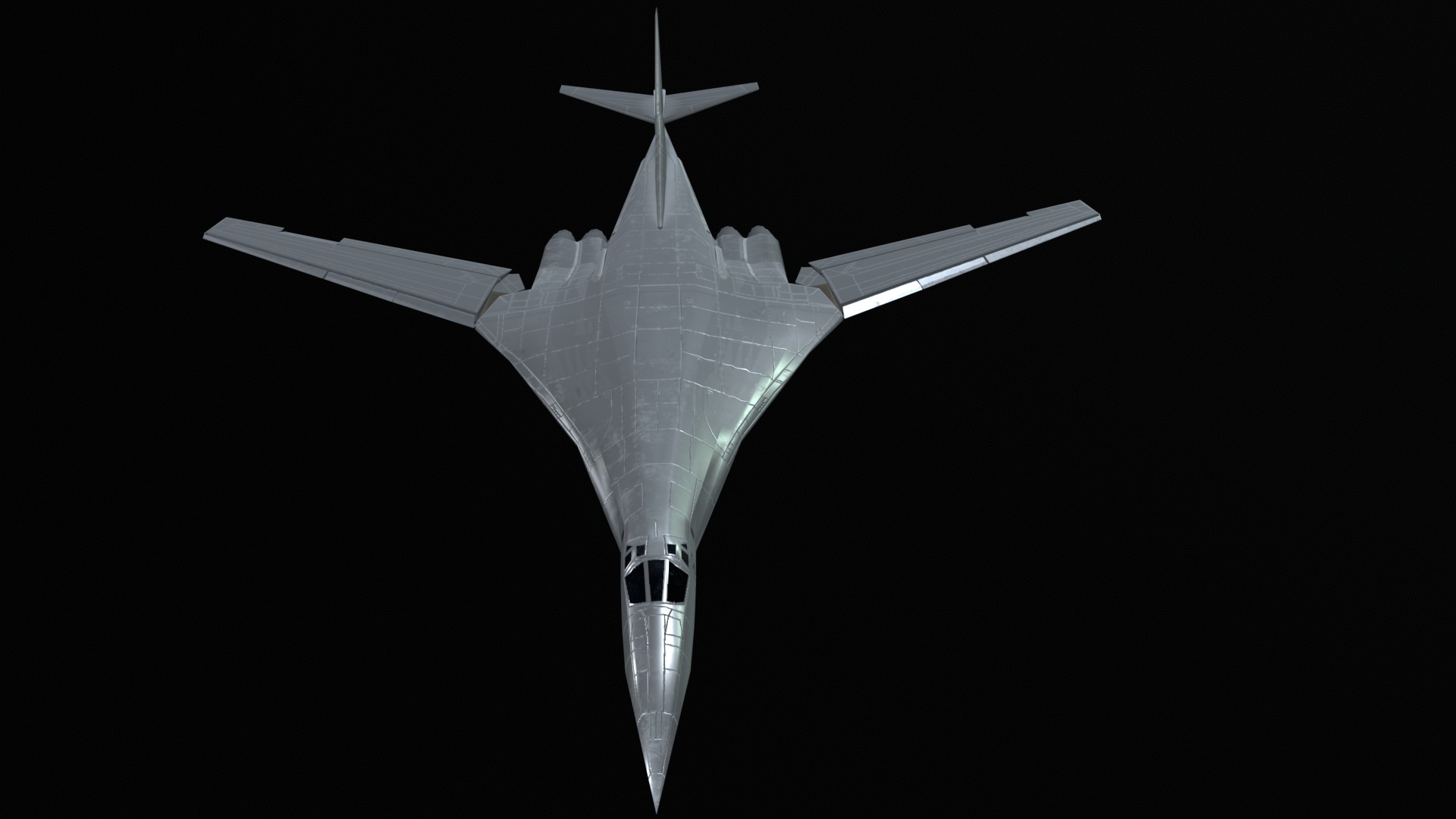 Asset - Army - Tupolev Tu160 - 3D MODEL Low-poly Low-poly 3D model_28