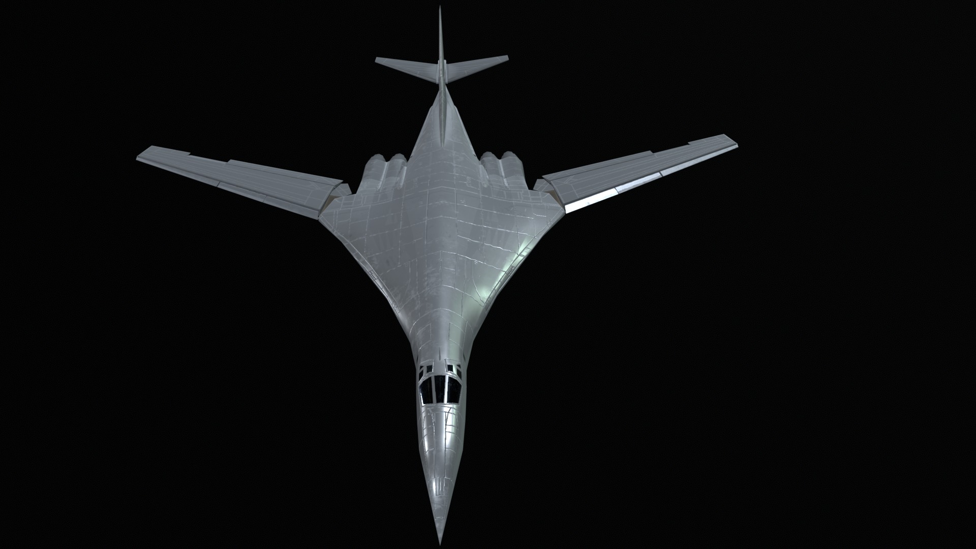 Asset - Army - Tupolev Tu160 - 3D MODEL Low-poly Low-poly 3D model_17
