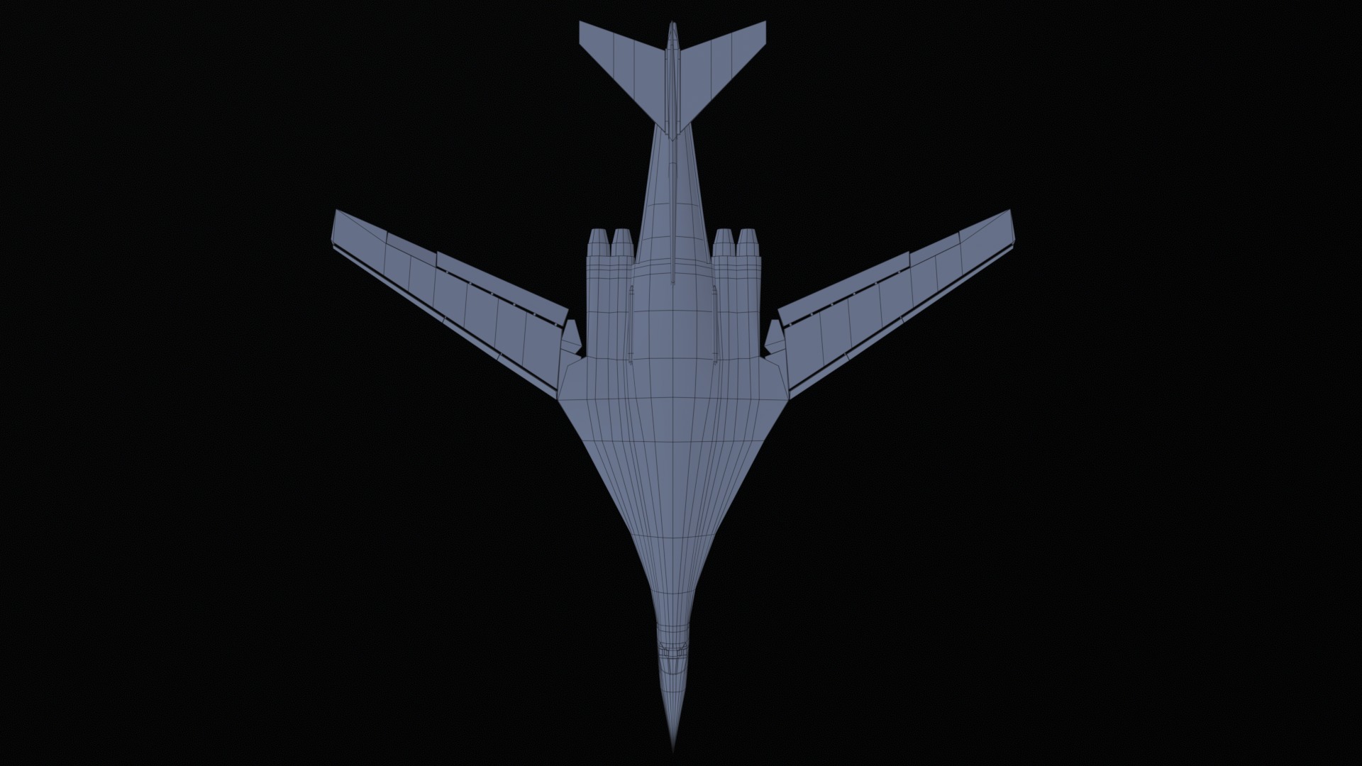 Asset - Army - Tupolev Tu160 - 3D MODEL Low-poly Low-poly 3D model_25