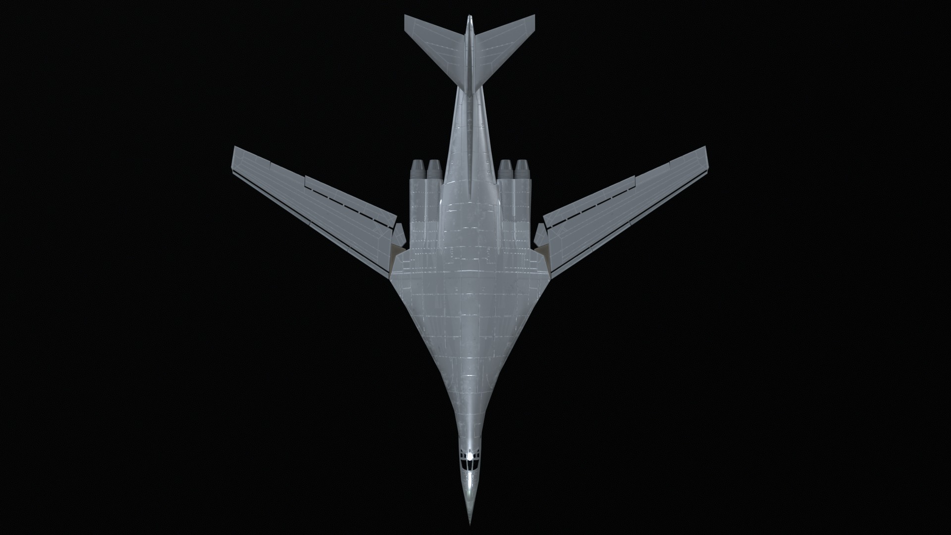 Asset - Army - Tupolev Tu160 - 3D MODEL Low-poly Low-poly 3D model_20
