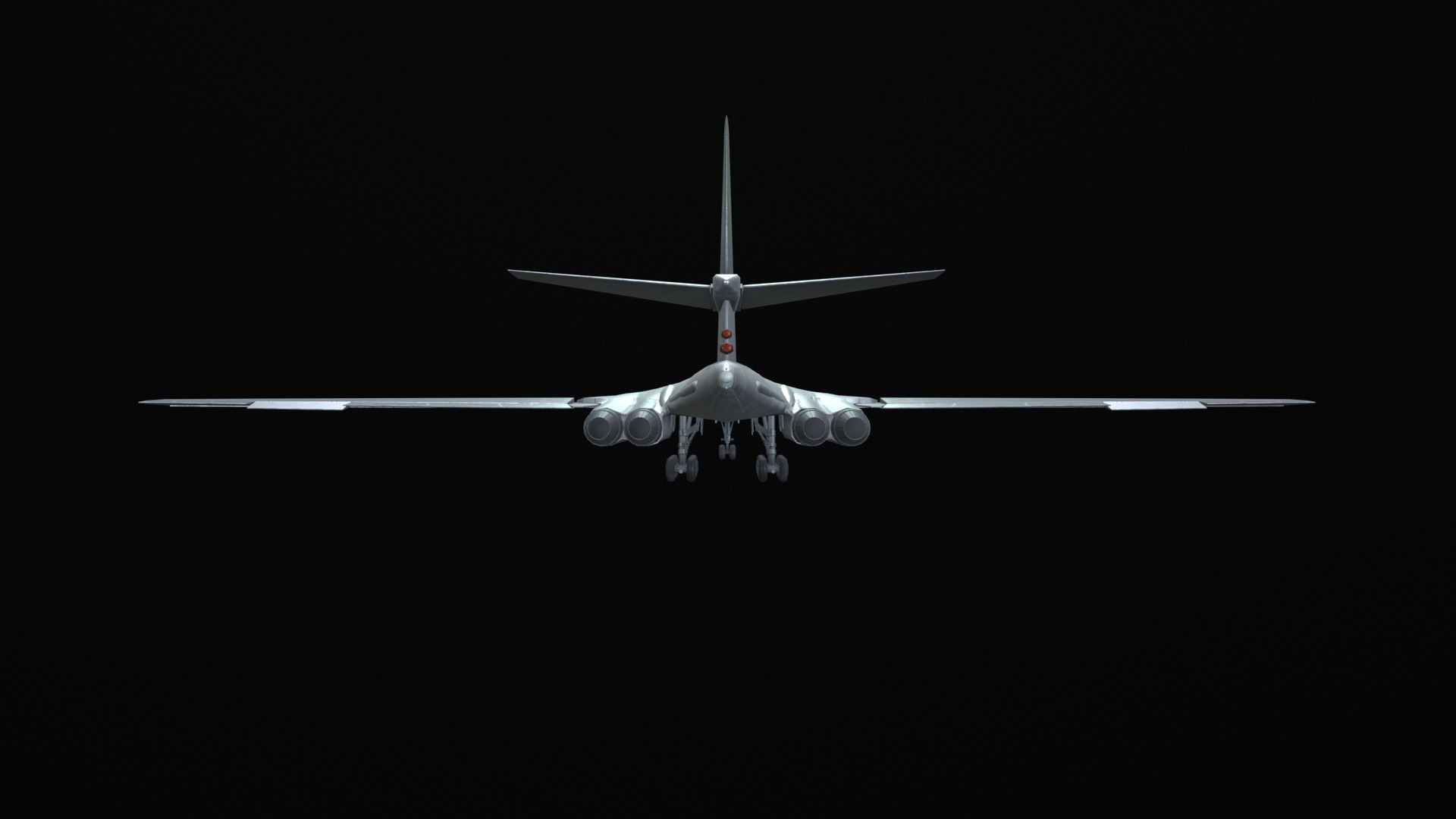 Asset - Army - Tupolev Tu160 - 3D MODEL Low-poly Low-poly 3D model_9