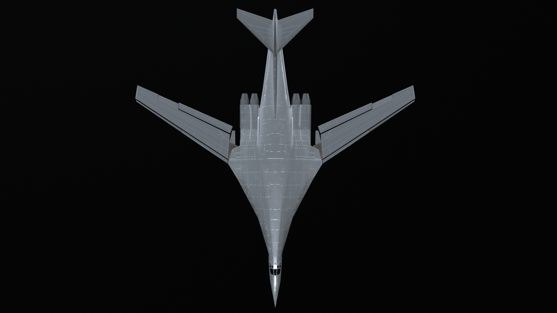 Asset - Army - Tupolev Tu160 - 3D MODEL Low-poly Low-poly 3D model_41