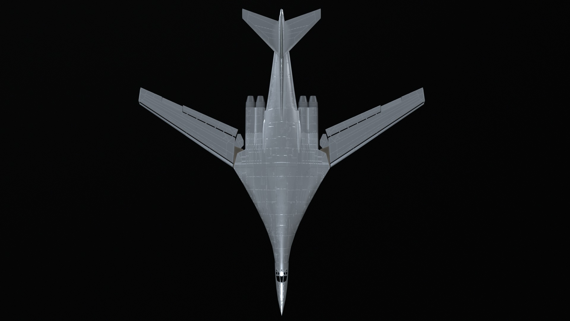 Asset - Army - Tupolev Tu160 - 3D MODEL Low-poly Low-poly 3D model_10