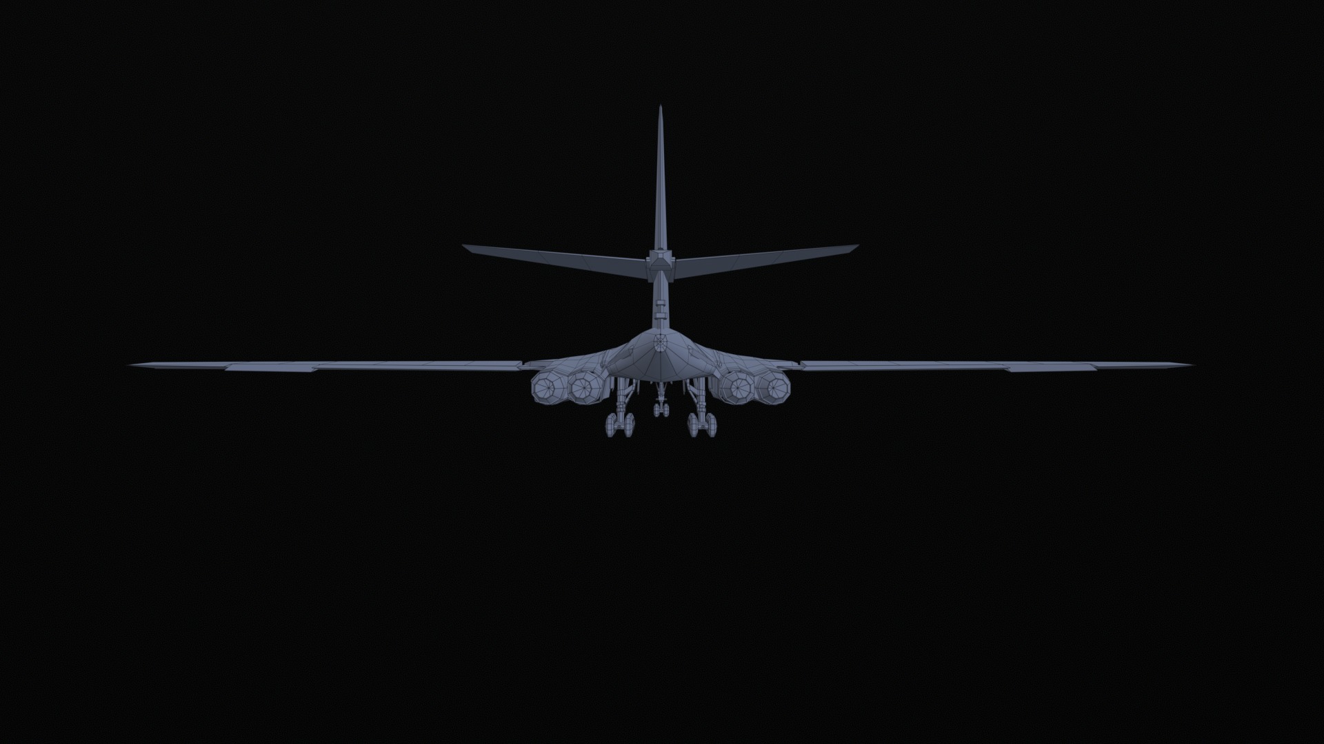 Asset - Army - Tupolev Tu160 - 3D MODEL Low-poly Low-poly 3D model_24