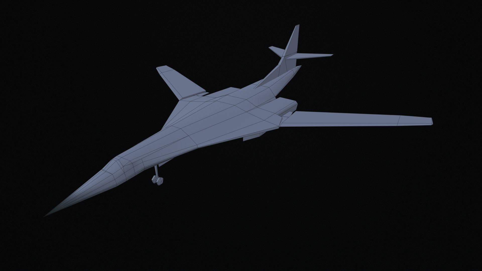 Asset - Army - Tupolev Tu160 - 3D MODEL Low-poly Low-poly 3D model_52