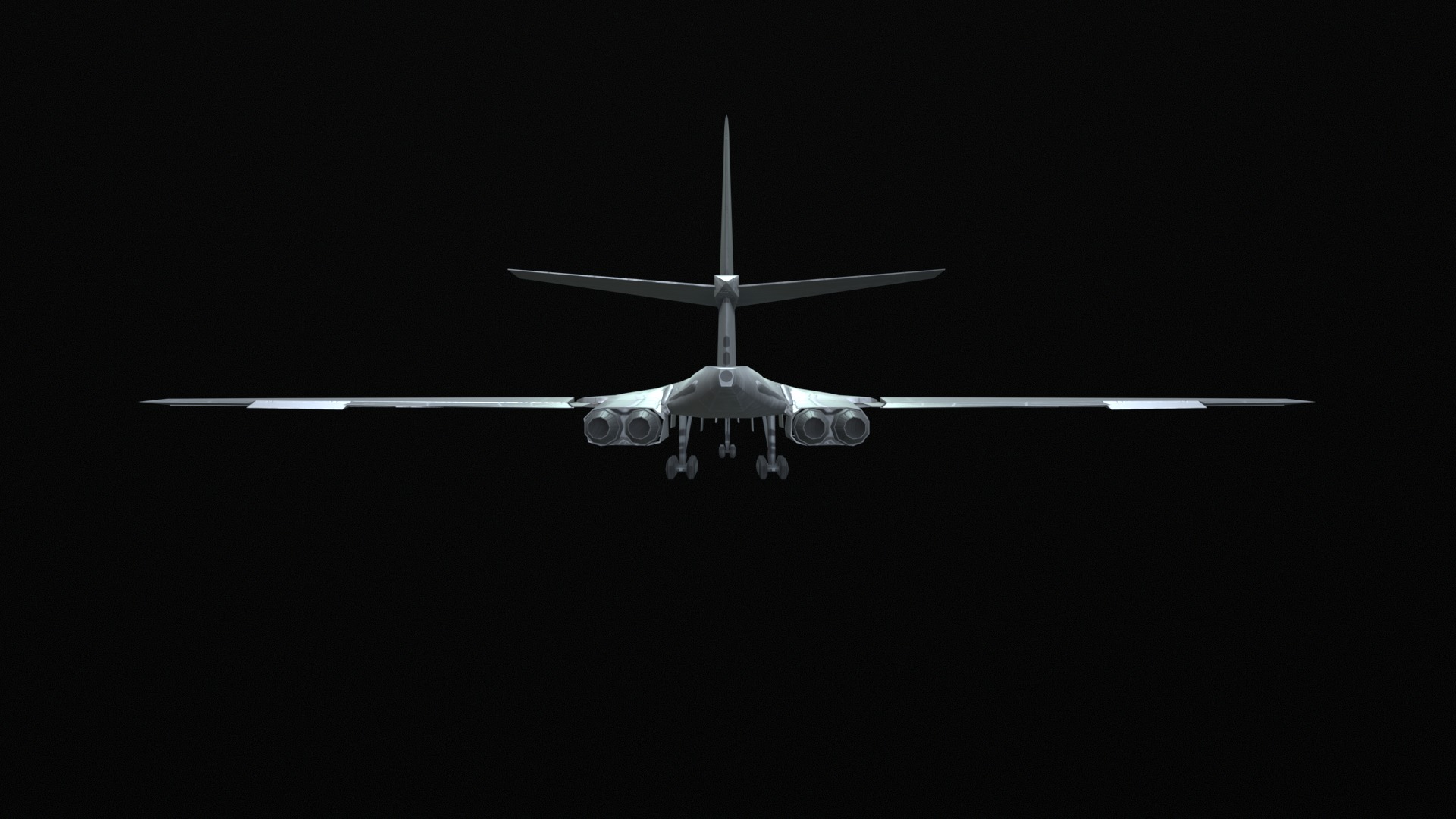 Asset - Army - Tupolev Tu160 - 3D MODEL Low-poly Low-poly 3D model_40