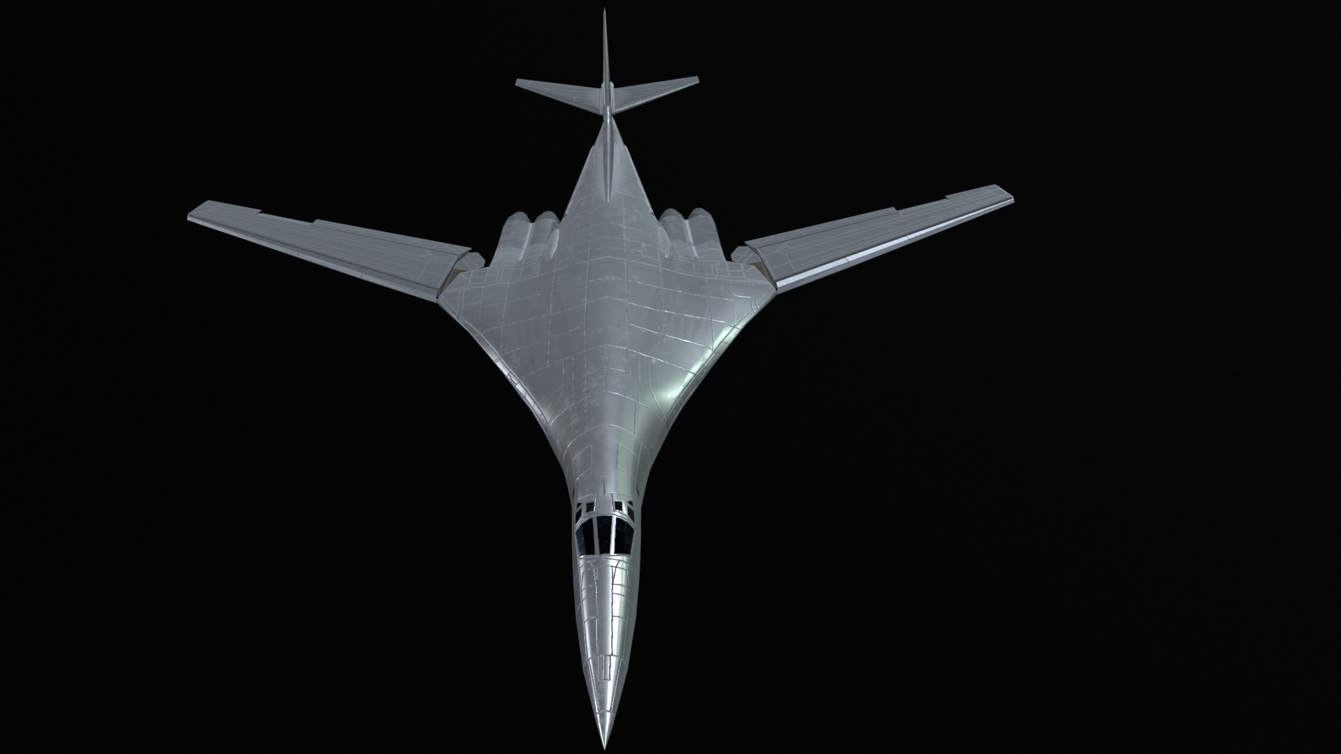 Asset - Army - Tupolev Tu160 - 3D MODEL Low-poly Low-poly 3D model_7