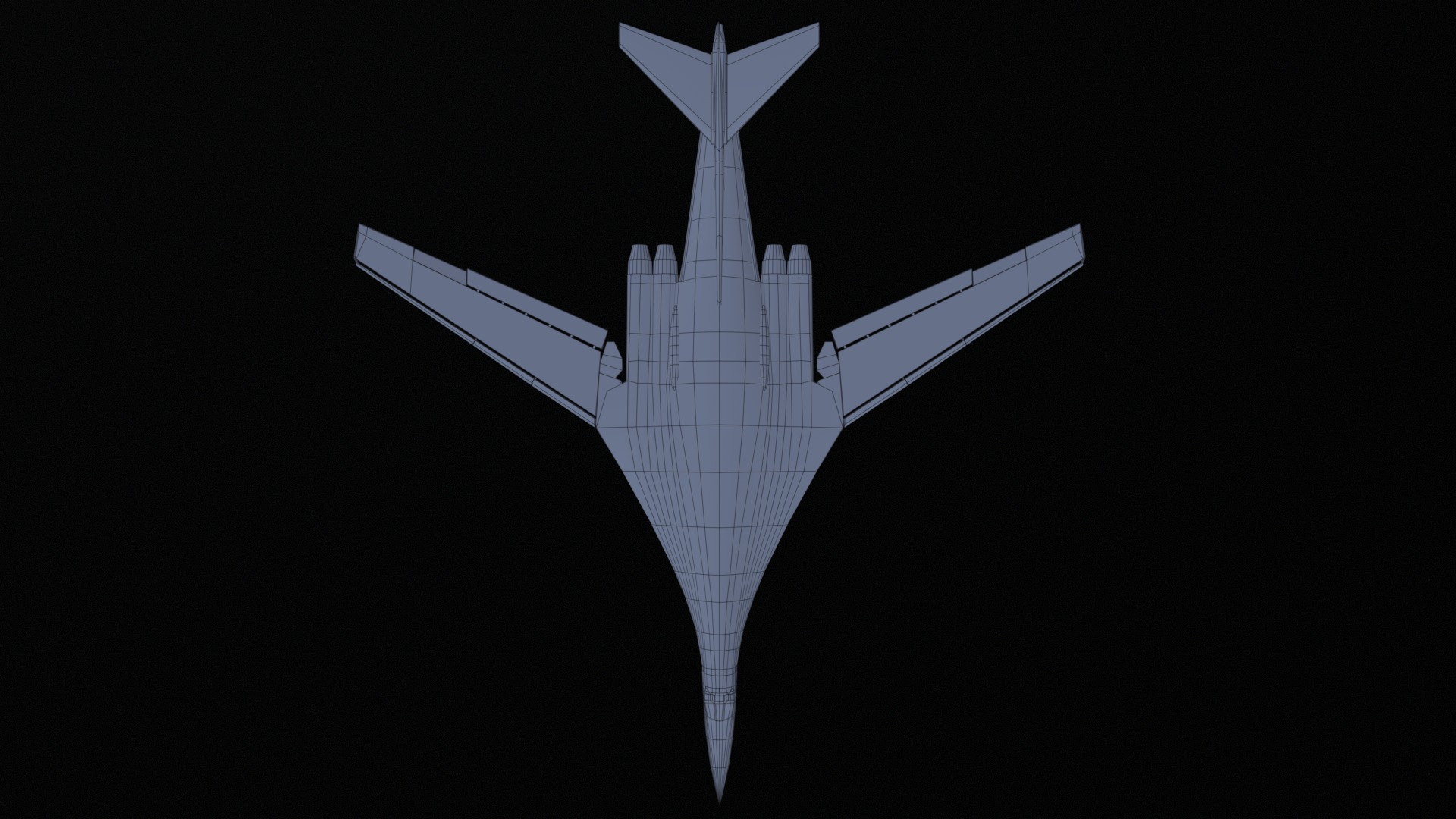 Asset - Army - Tupolev Tu160 - 3D MODEL Low-poly Low-poly 3D model_15