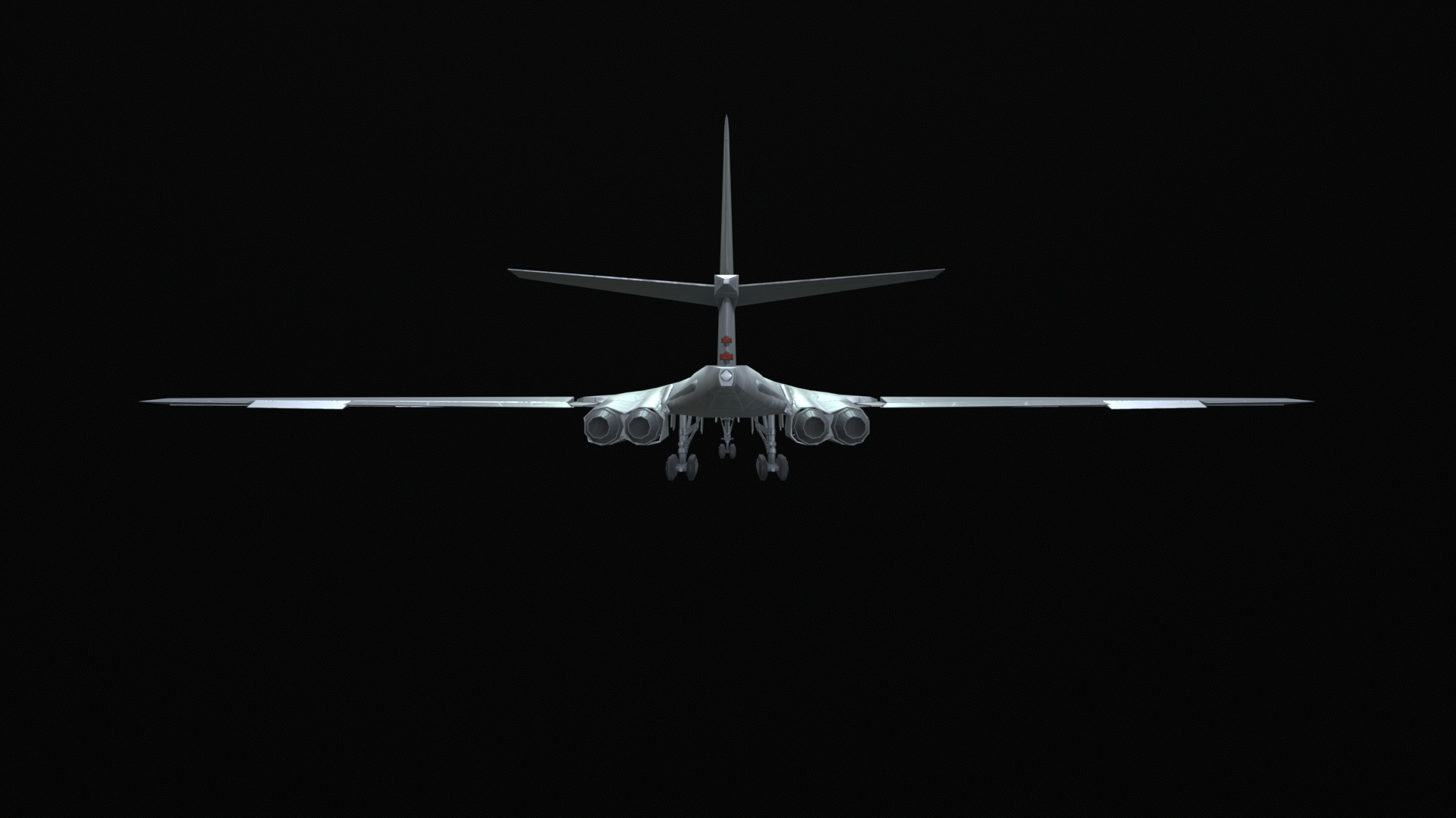 Asset - Army - Tupolev Tu160 - 3D MODEL Low-poly Low-poly 3D model_30