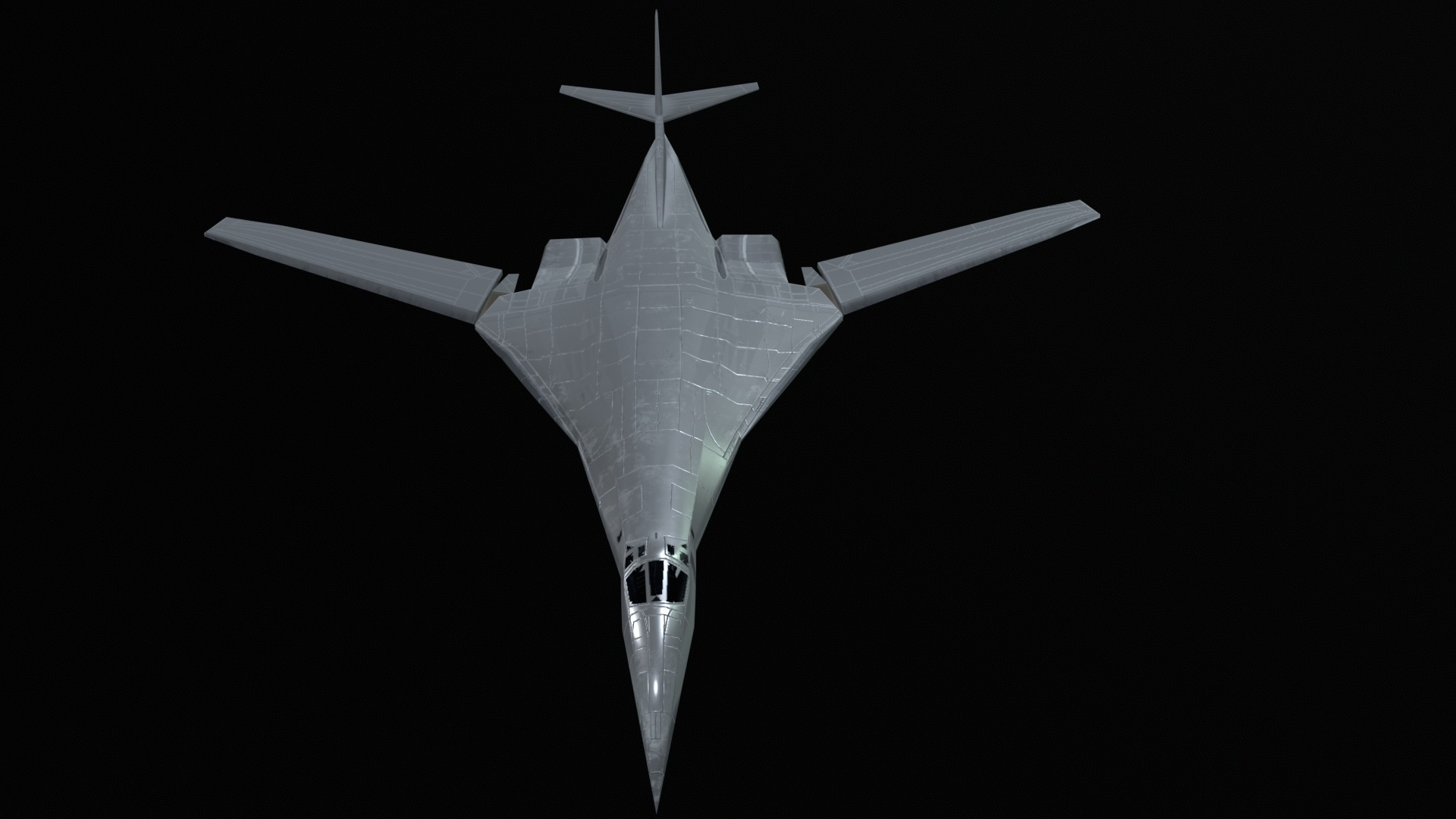 Asset - Army - Tupolev Tu160 - 3D MODEL Low-poly Low-poly 3D model_48