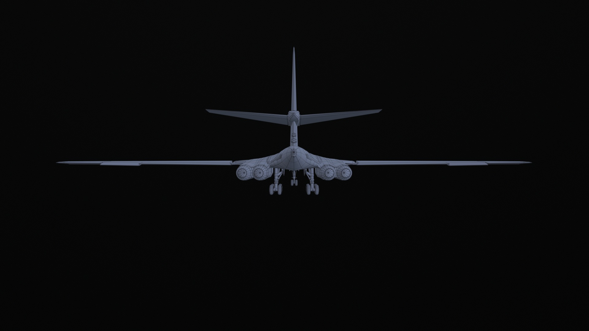 Asset - Army - Tupolev Tu160 - 3D MODEL Low-poly Low-poly 3D model_14
