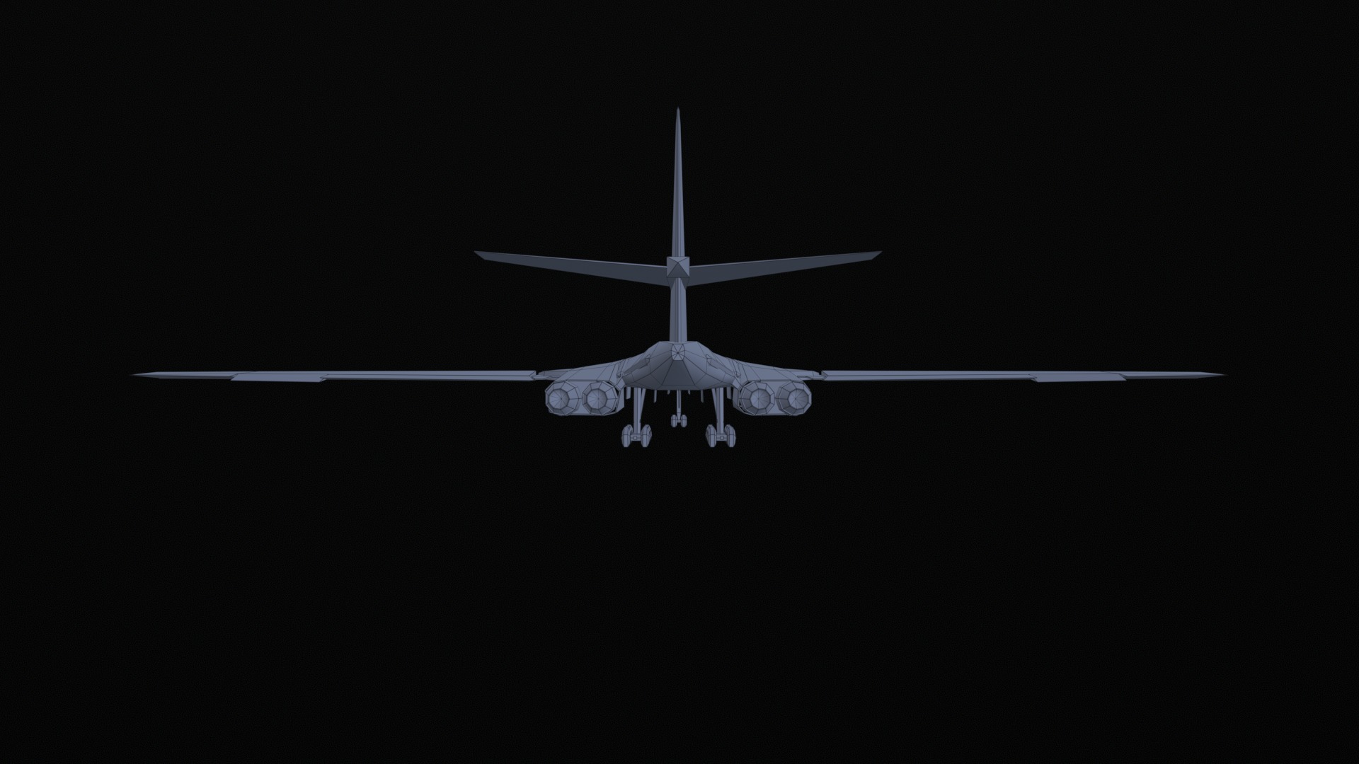 Asset - Army - Tupolev Tu160 - 3D MODEL Low-poly Low-poly 3D model_45