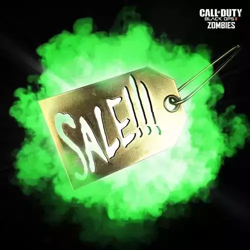 Call of Duty Black Ops II Zombies Fire Sale Power-Up 3D model