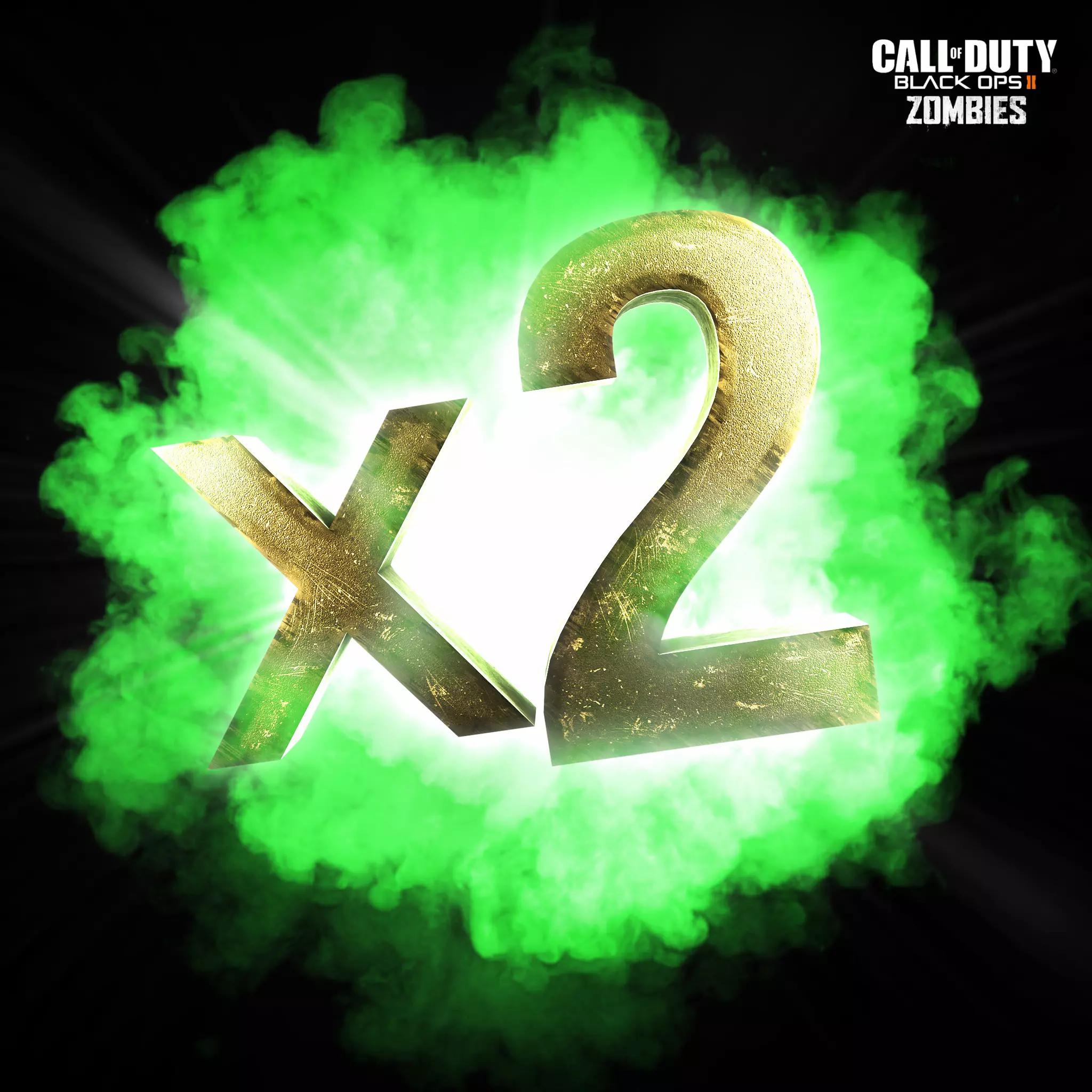 Call of Duty Black Ops II Zombies Double Points Power-Up 3D model_0