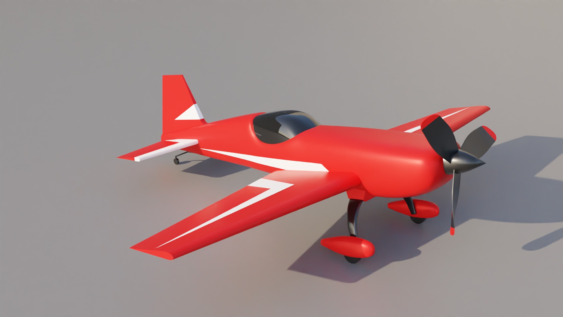 Small Plane 3D model_5
