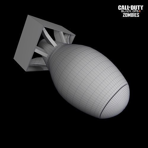 Call of Duty Black Ops II Zombies Nuke Power-Up 3D model 3
