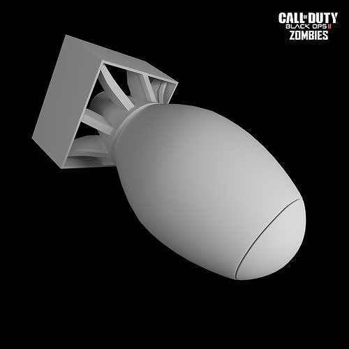 Call of Duty Black Ops II Zombies Nuke Power-Up 3D model 2