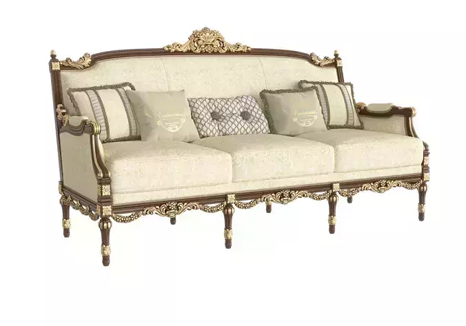 Luxury baroque sofa by Modenese