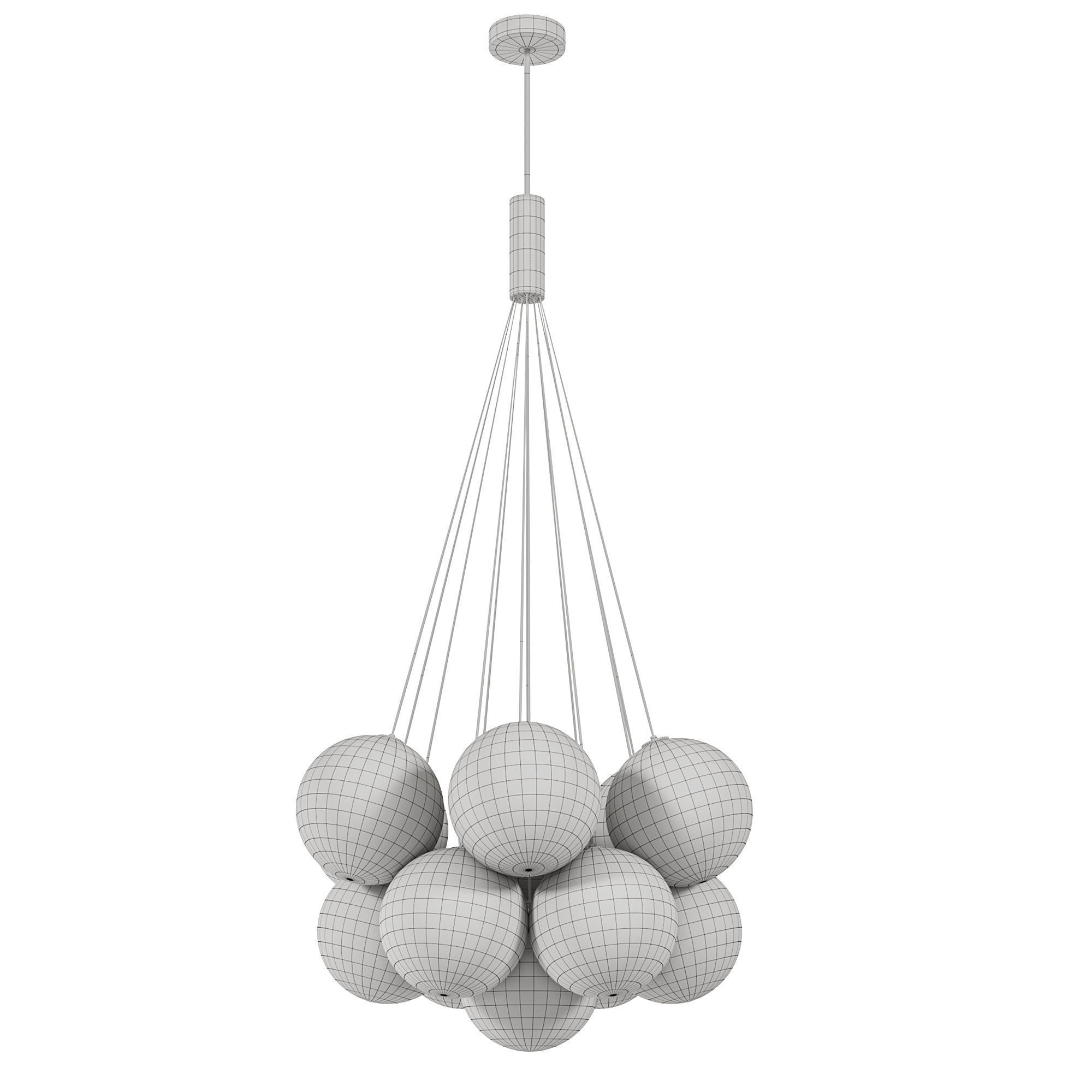 Baroncelli Saturno Chandelier 3D model_14