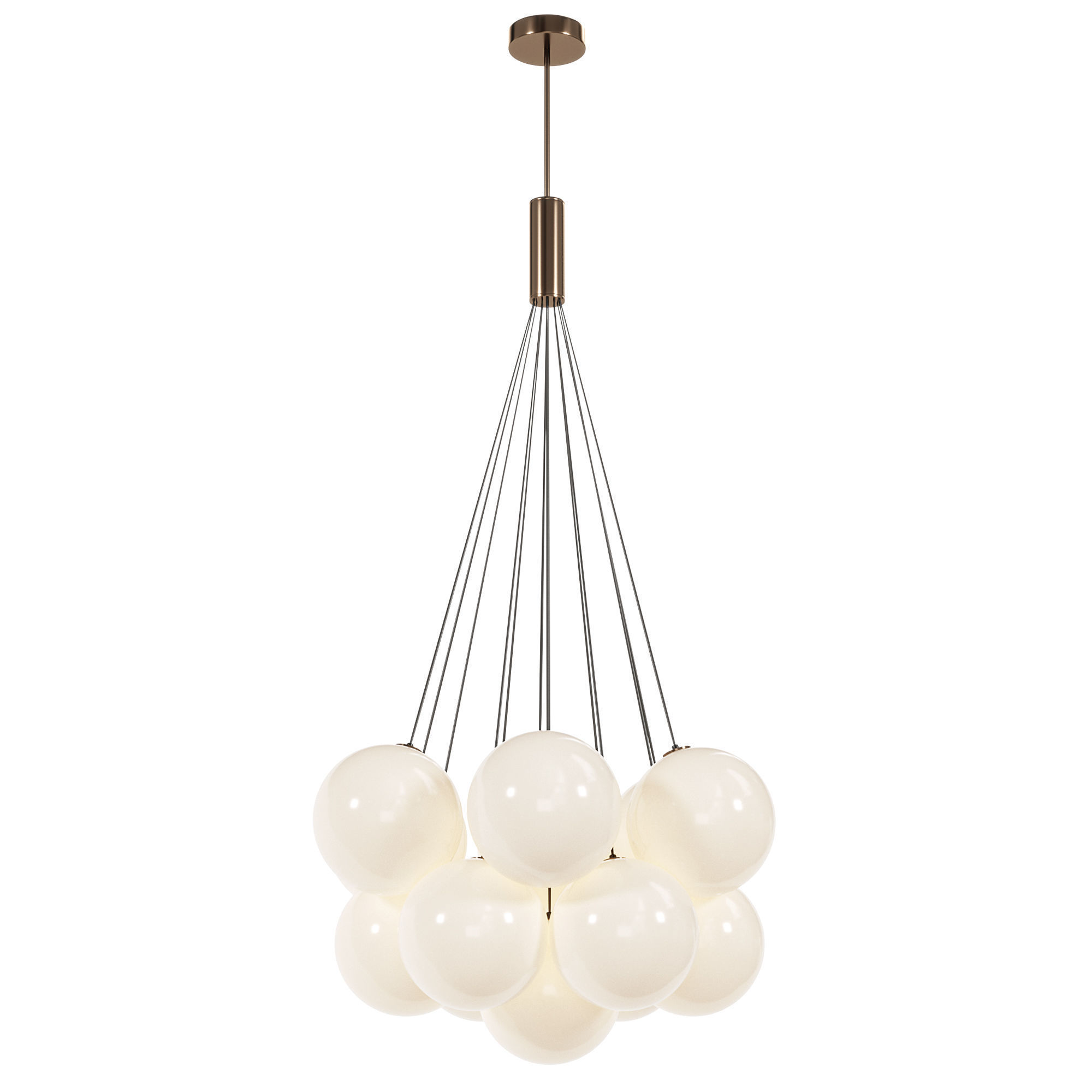 Baroncelli Saturno Chandelier 3D model_11