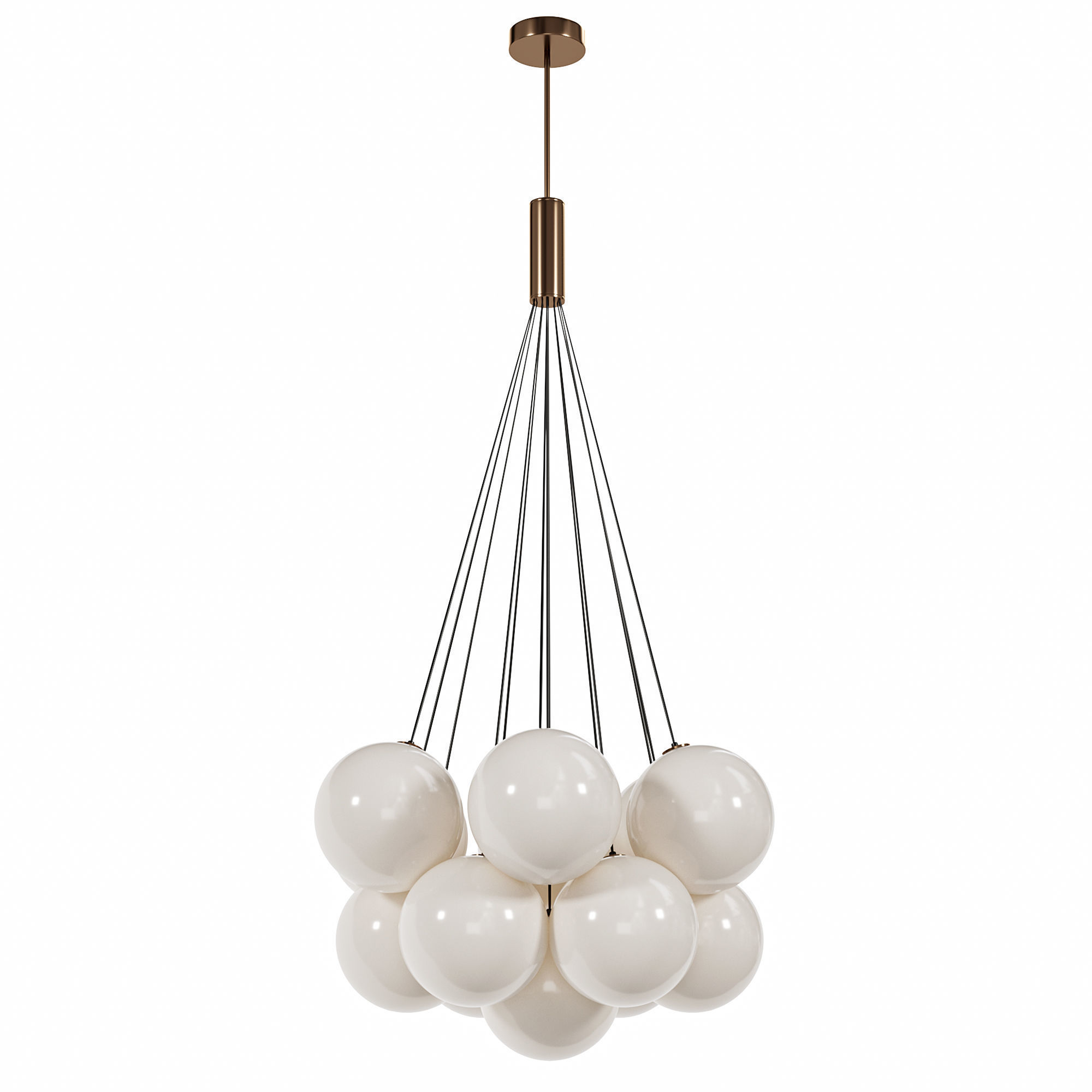 Baroncelli Saturno Chandelier 3D model_12