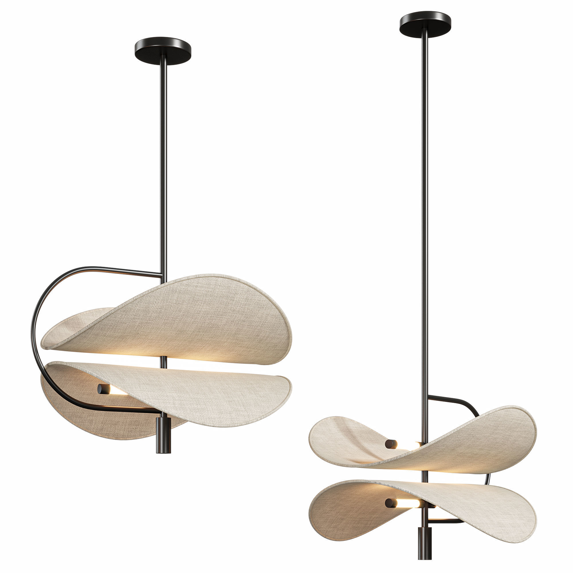 Bonnie Pendant Light 3D model_4