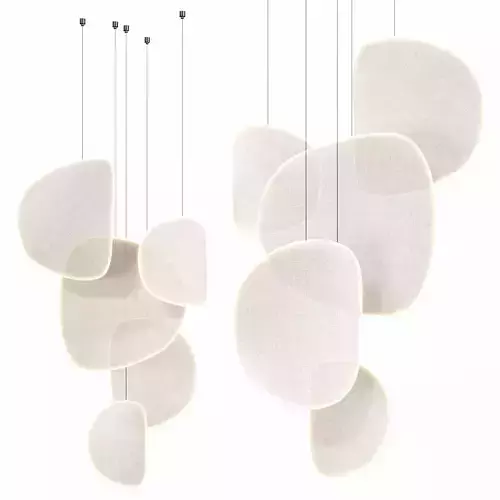 IIII 09 LED fabric pendant lamp