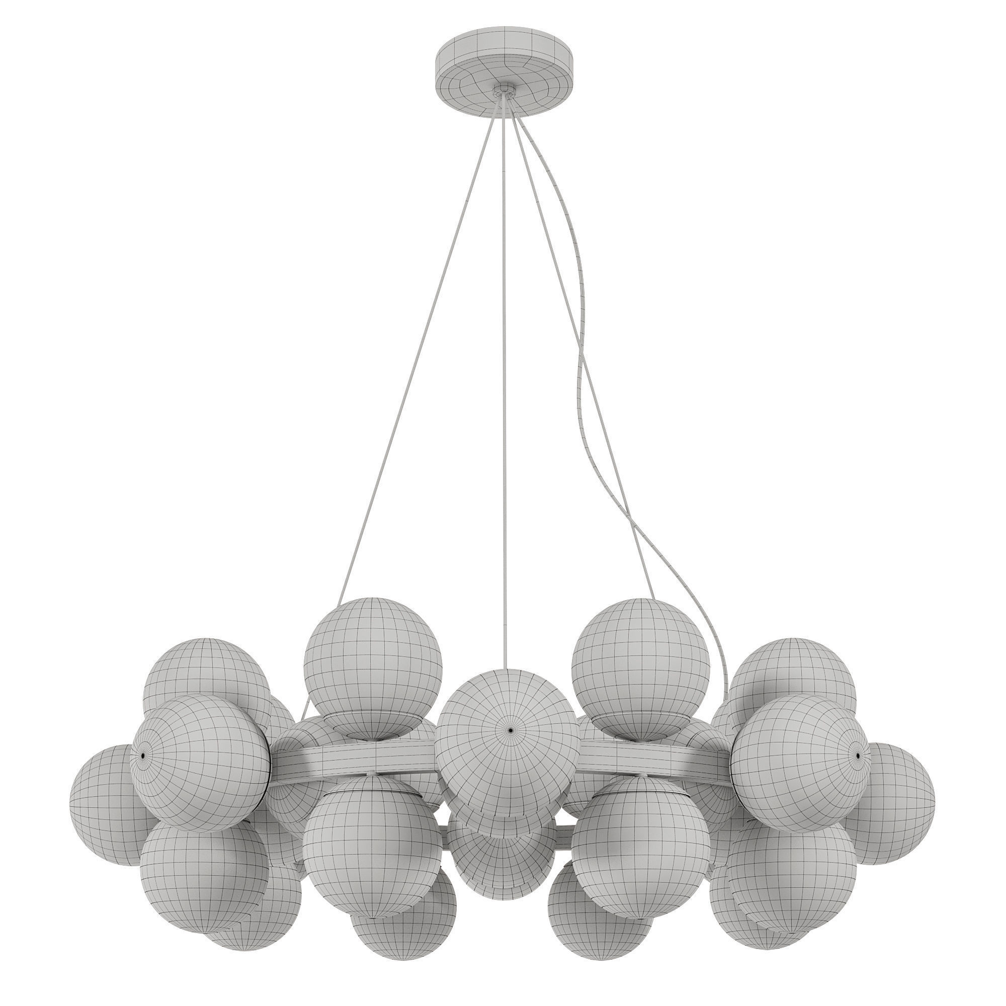 Pendant lamp Dallas by maytoni 3D model_3