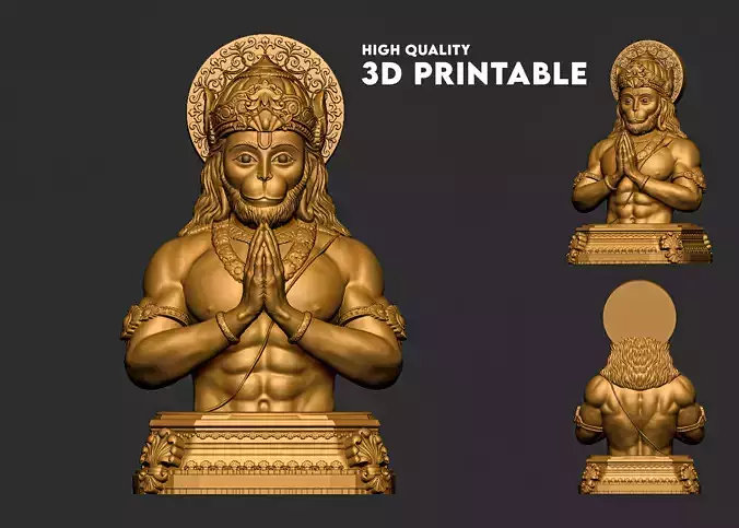 Hanuman High Quality  3D print model