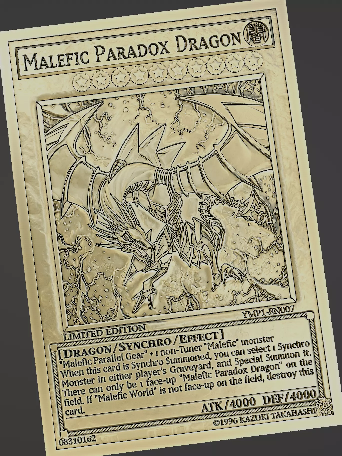 Malefic Paradox Dragon - yu-gi-oh Free 3D print model