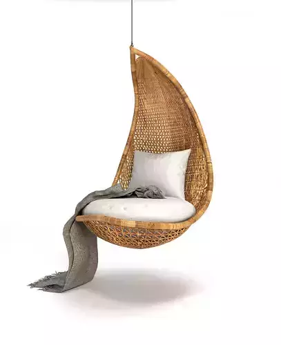 Half-Moon Seat  Low-poly 3D model