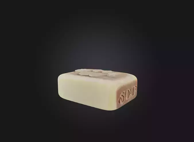 soap model Low-poly 3D model