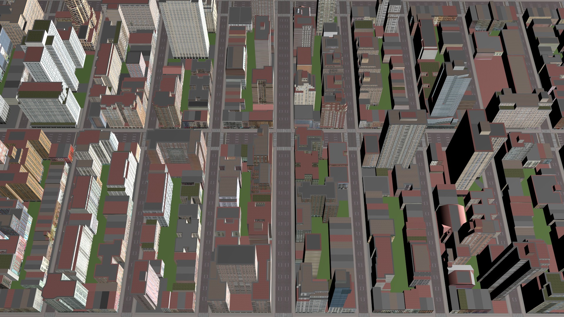 Buildings City building industrial park commercial housing 3D model_8