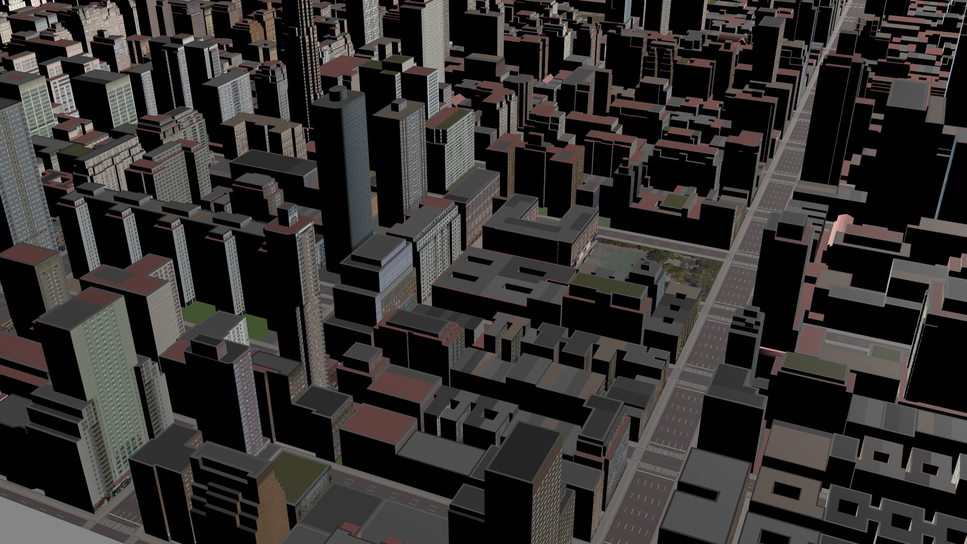 Buildings City building industrial park commercial housing 3D model_12