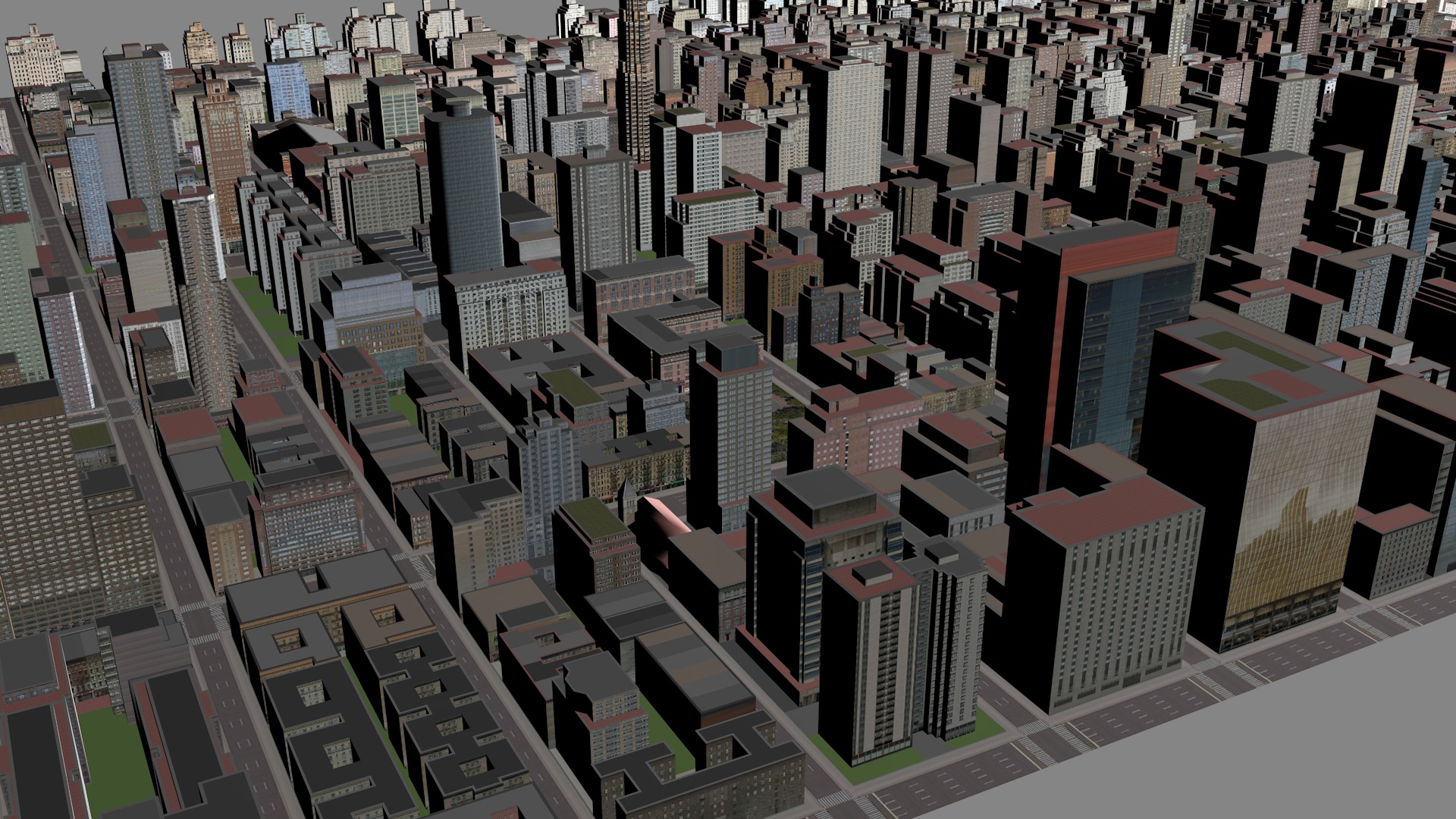 Buildings City building industrial park commercial housing 3D model_11