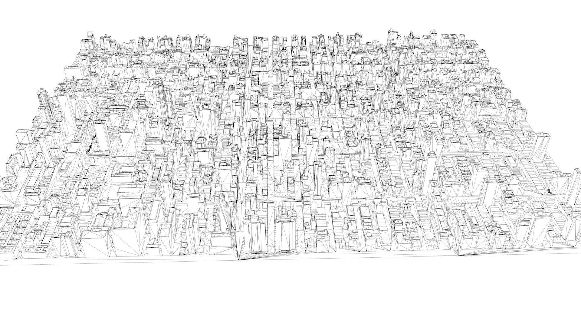 Buildings City building industrial park commercial housing 3D model_5