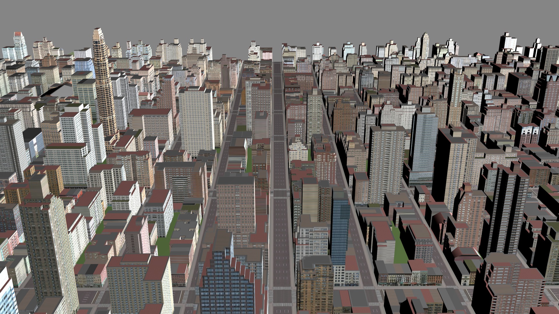 Buildings City building industrial park commercial housing 3D model_9