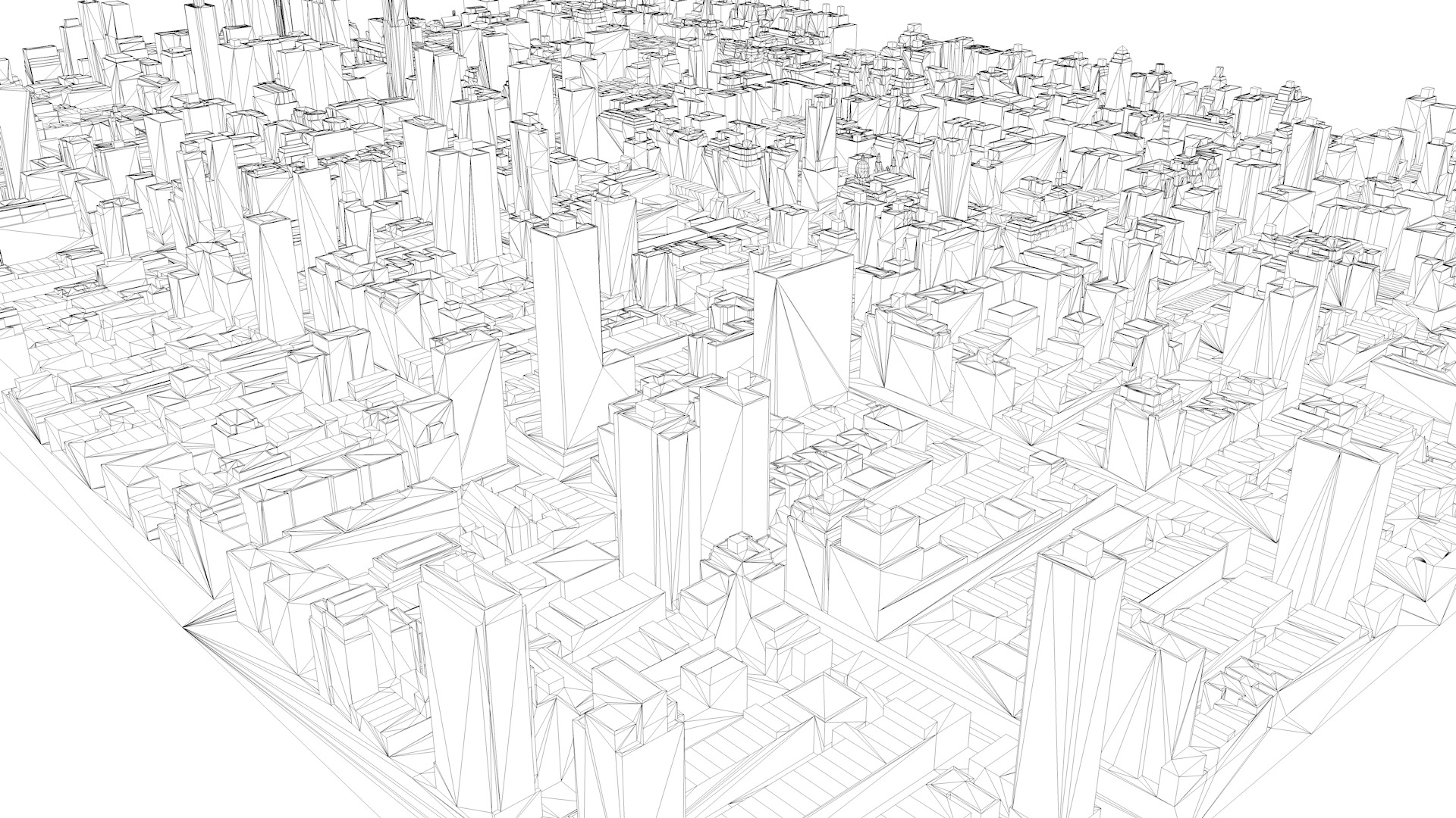 Buildings City building industrial park commercial housing 3D model_6