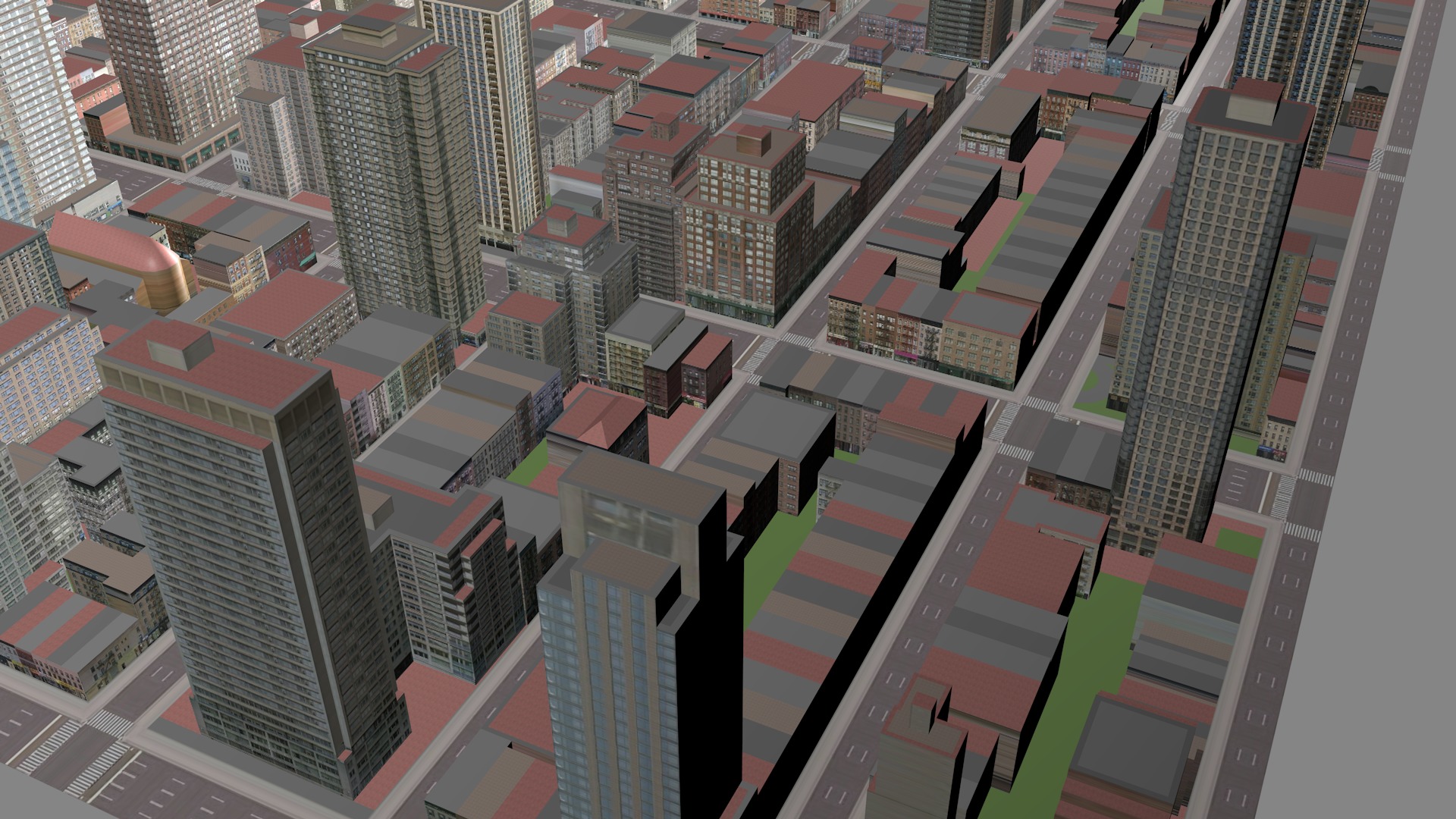 Buildings City building industrial park commercial housing 3D model_1