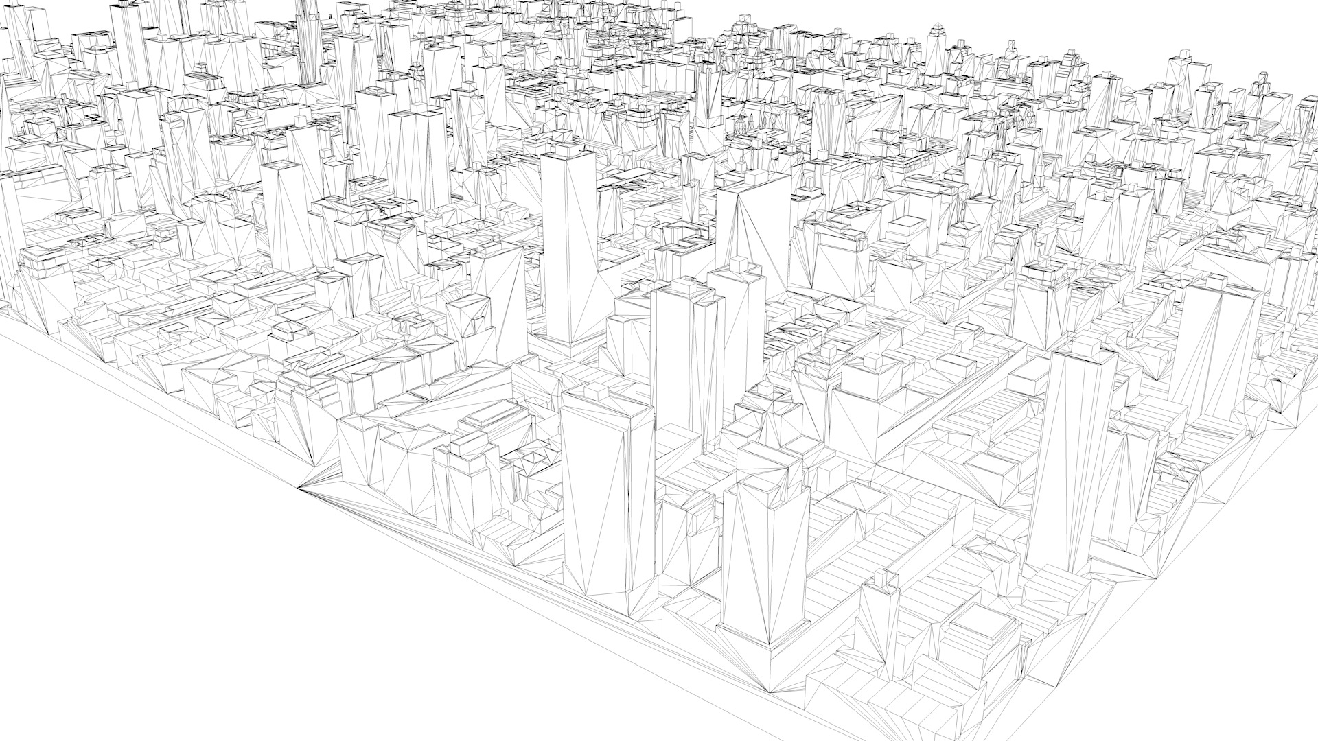 Buildings City building industrial park commercial housing 3D model_4