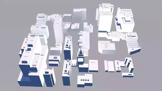 Buildings City building industrial park commercial housing