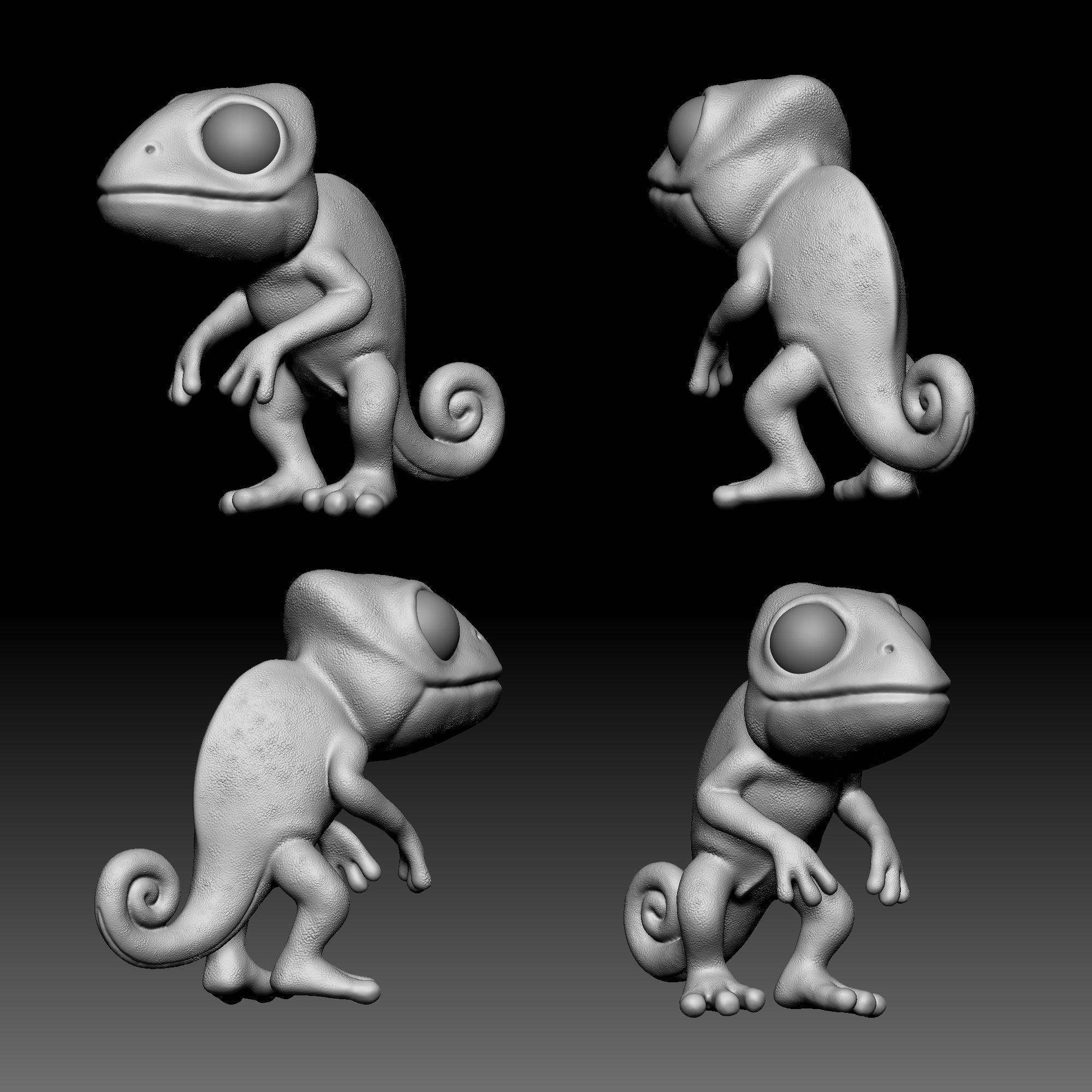 Chameleon 060 3D print model_1