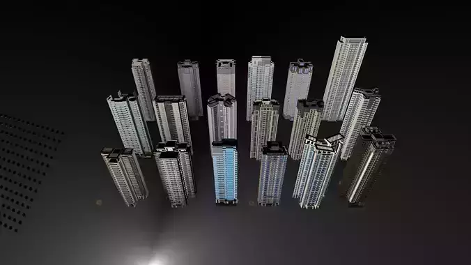 Buildings City building industrial park commercial housing