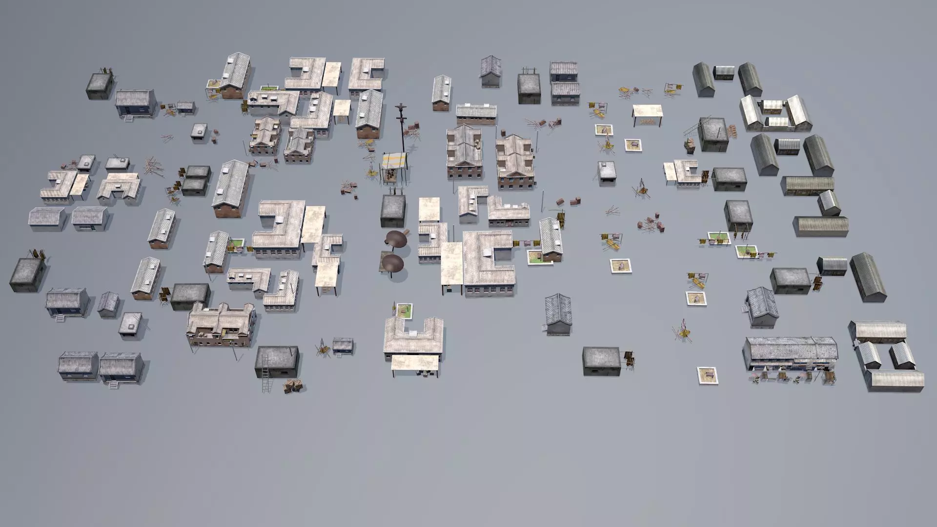 Ancient house architecture 3D model