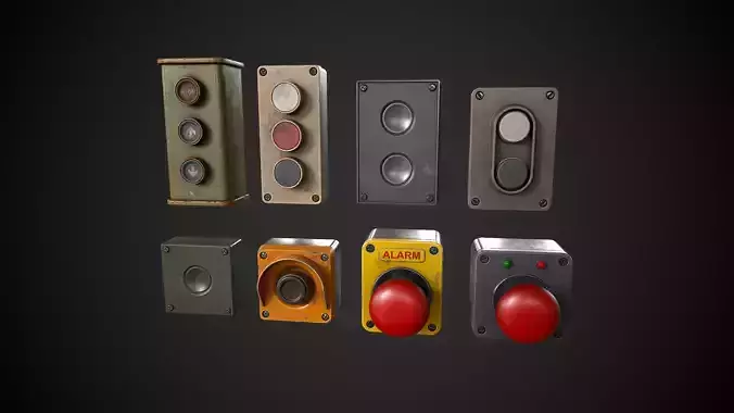Industrial Control Buttons